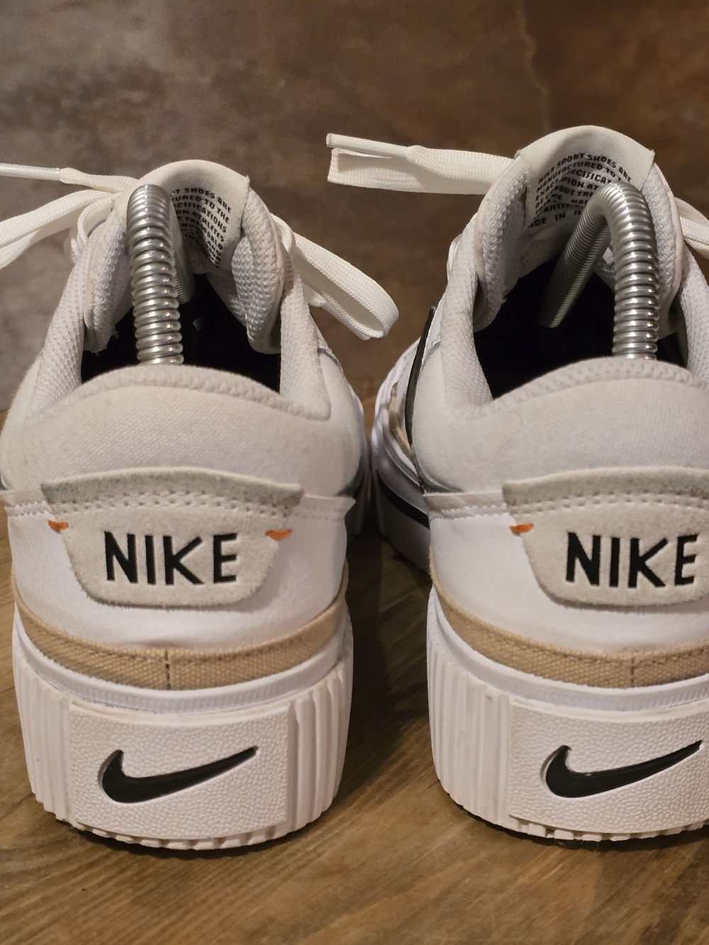 Nike Court Legacy Lift Platform Sneakers White Black DM7590-100 Women’s 8.5 - Picture 5 of 8
